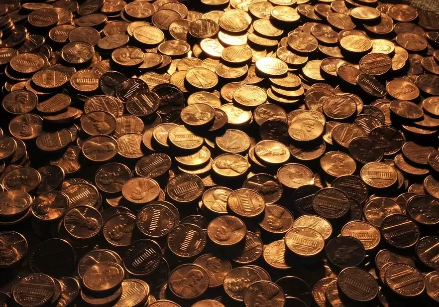 porte-bonheur - pièces de monnaie